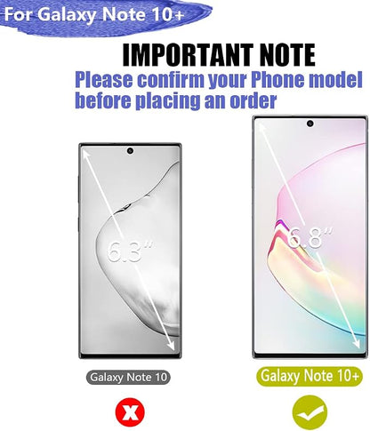 Battery Case for Samsung Galaxy Note 10+ Plus 5G, 6000mAh Rechargeable Extended Battery Charging Case, External Battery Charger Case, Add 100% Extra Juice