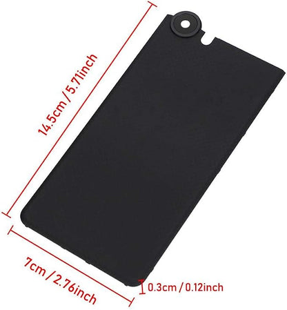 Zopsc Portable Mobile Phone Back Battery Cover Protective Battery Case Cover Cell Phone Battery Back up Case for BlackBerry KEYone(Black)