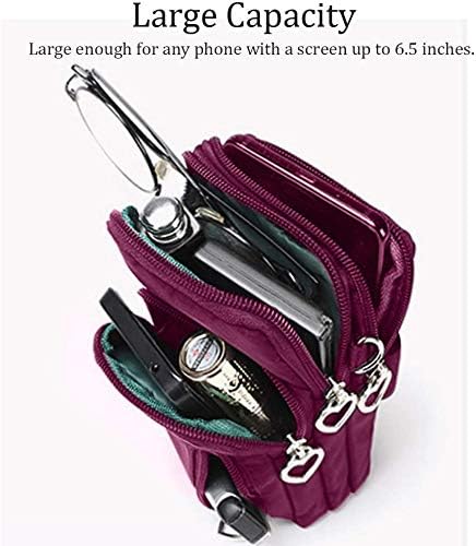 Sports Armband Outdoor Sweat-Proof Running Armbag Cross-Body Shoulder Casual Wallet Purse Gym Fitness Cell Phone Bag Key Holder for iPhone13 Pro/ 12 Pro/Xs Max/Xr,Galaxy S10 Plus, P30 Pro (#14)