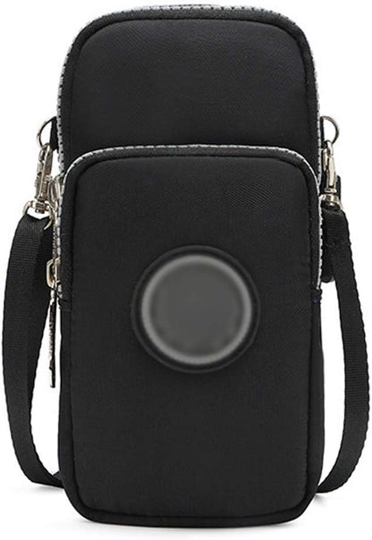 ZGMYC 3-Layers Cellphone Pouch Wristlet Purse Waterproof Sports Armband Shoulder Bag Wallet