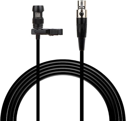 YXG Lavalier Microphone Lapel Microphone, Heart Shaped Directional Condenser mic Compatible with Shure Wireless Bodypack Transmitter, with 1.45m Cable Mini XLR 4 Pin TA4F Plug