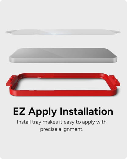 ZAGG Glass Elite Samsung Galaxy A17/ A16 5G/ 4G LTE Screen Protector – Ultra-Strong Tempered Glass, Scratch-Resistant, EZ Apply Installation, InvisibleShield, Made with Recycled Materials