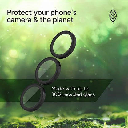ZAGG Glass Elite Anti-Reflective Samsung Galaxy S25+ Camera Lens Protector – Anti-Glare Technology, Maximum Impact & Scratch Resistance, Smudge-Free Surface, Recycled Materials