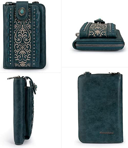 Montana West Small Crossbody Bags for Women Western Handbag with Cash Slots