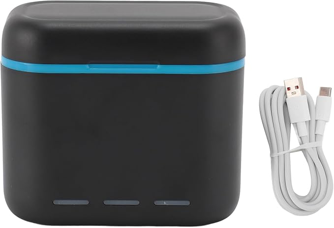 Camera Battery Charging Box Type C Fast Charging 2 Slot Battery Charger Storage Case for X3 Compact Portable ABS Travel Accessories