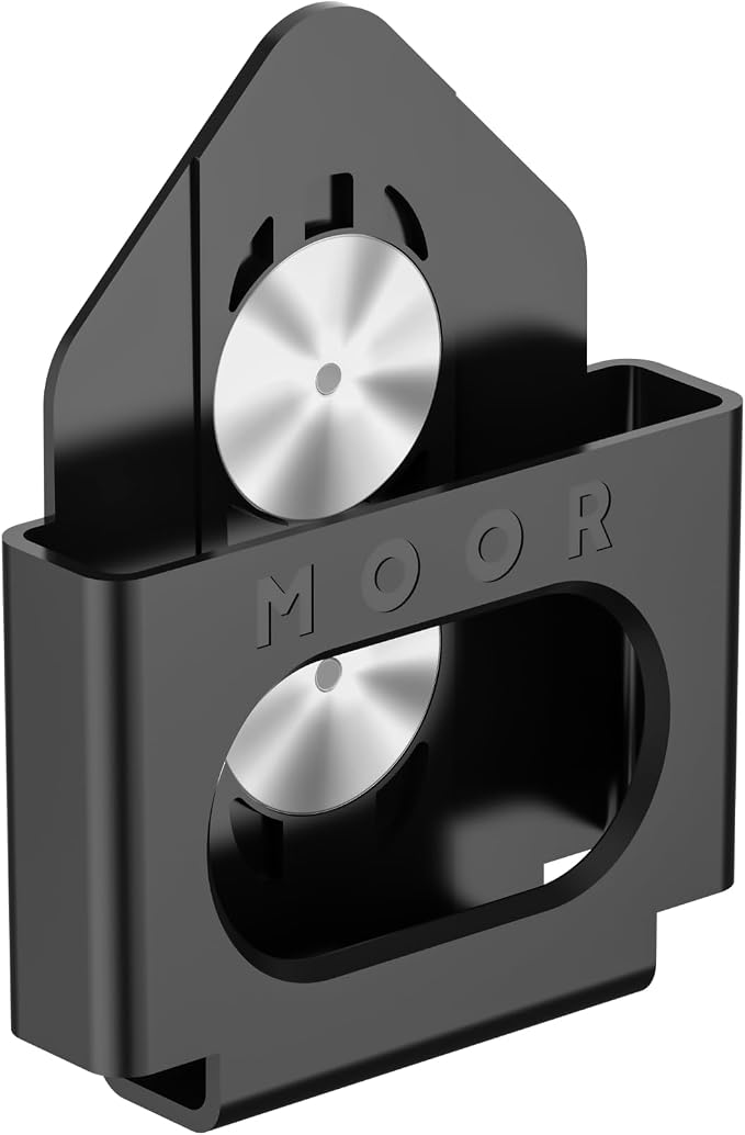 Spotter™ - Gym Phone Mount Magnetic Universal Fit (Black) | Magnetic Phone Holder Gym | Phone Holder for Gym Workout