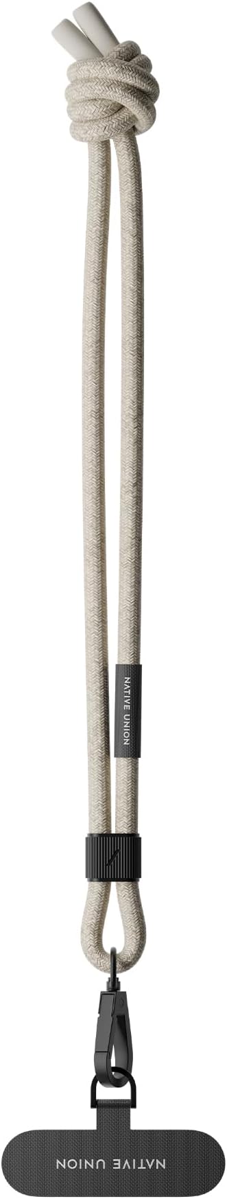 Native Union Sling – Adjustable & Detachable Phone Strap – Compatible with iPhone 16, 15, 14, 13 and most Smartphones – Made with 100% Durable & Recycled Materials (SandStone)