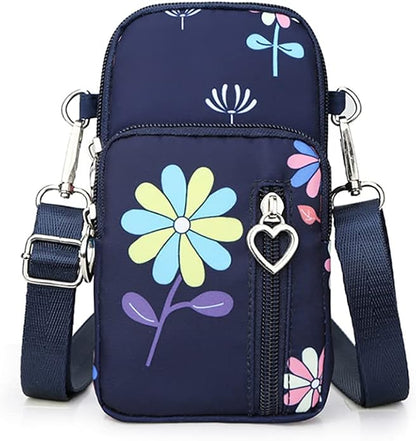 Phone Armband for iPhone 16 15 14 13 Pro/Pro Max, Samsung Galaxy S25 S24 Ultra Plus A16 A15 A06 - Crossboy Phone Purse Bag