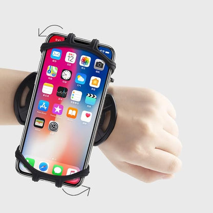 Diyeeni Phone Wristband Holder, 360 Degree Rotatable Cellphone Wrist Phone Holder, Arm Band Cell Case, for 13 Pro, for S22, for, for Hiking Biking Running(Blue)