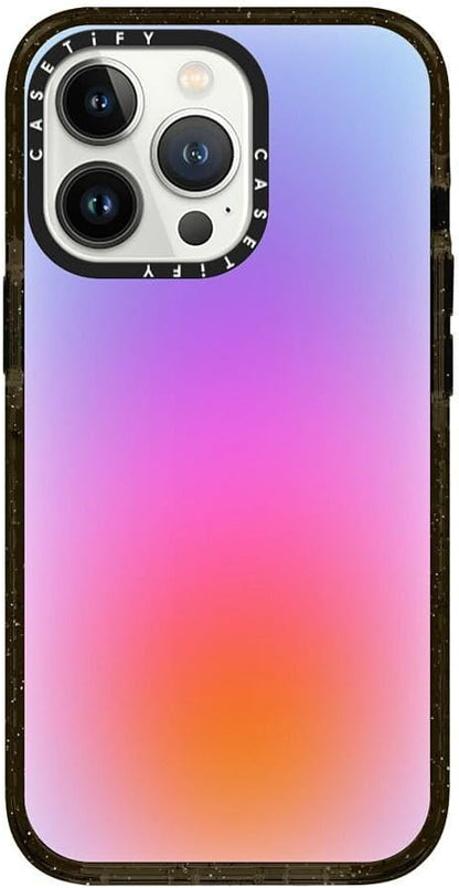 CASETiFY Impact iPhone 13 Pro Case [4X Military Grade Drop Tested / 8.2ft Drop Protection/Compatible with Magsafe] - Color Cloud - Clear Black