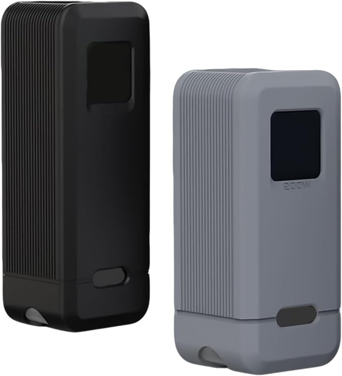 Silicone Case Power Supply Adapter Case for 200W with 1/4 Inch Nut Hole and Card Slots Holes Case Only