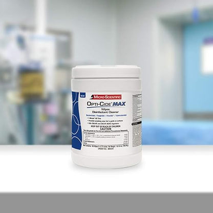 Micro-Scientific - M60034 Wipes Disinfectant Cleaner 160 Wipes Professional Disposables Surface Disinfectant Cleaning Wipes Opti Cide Max