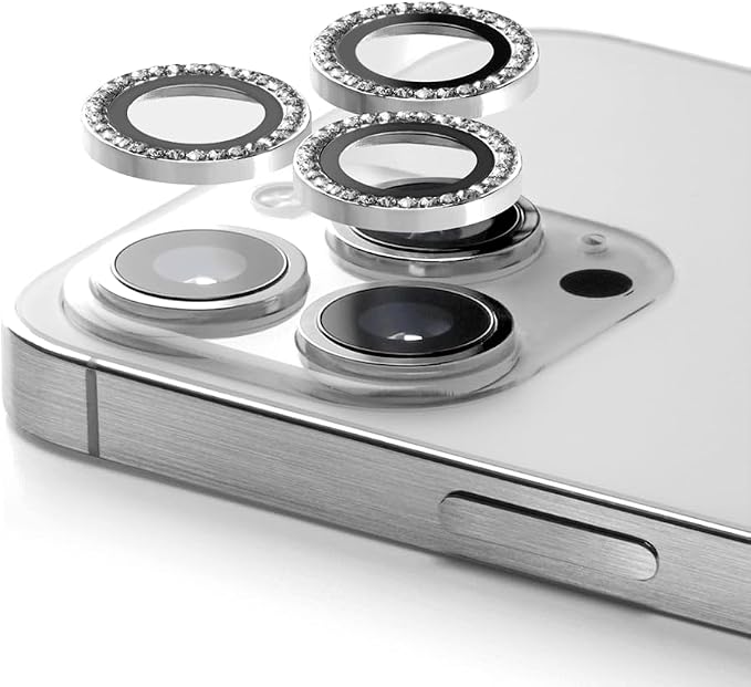 CASETiFY Camera Lens Gem [Easy Application] for iPhone 16 Pro / 16 Pro Max - Silver