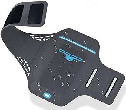 Outdoor Sport Running Gym Fingerprint ID Access Lycra Armband Case Pouch for iPhone Air, iPhone 17 Pro, 16 Pro, iPhone 15 14 13 12 11 XR Google Pixel 9a 7 6 Samsung Galaxy S25 Edge