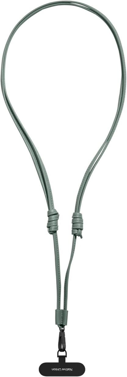 Native Union Sling – Adjustable & Detachable Phone Strap – Compatible with iPhone 16, 15, 14, 13 and most Smartphones – Made with 100% Durable & Recycled Materials (Slate Green)