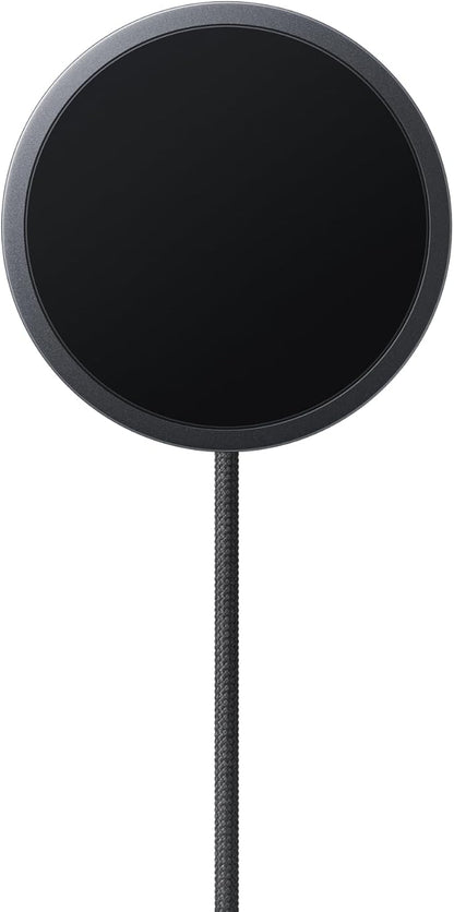 Samsung Galaxy Magnet Wireless Charger, Cordless Super Fast Charging, Powerful Design, Built-in Magnets, No-Slip Surface, Dark Gray