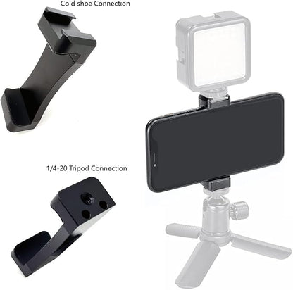 LycoGear Heavy Duty Magnetic Mount Aluminum Smartphone Holder w/Security Tether for Smartphones *Best for Motorcycle Snow Mobile Forklift Pillar Gym Workout or Anything Magnet Stick on