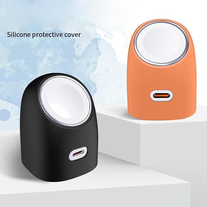 Silicone Protective Cover Compatible with Torus Big Eye 45W Charger, 1.0mm Thick Shockproof Case for Dust & Drop Protection During Daily Use (Black)