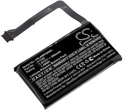 3.8v Compatible with Battery A1596 2 Charging Case, Charging Case, MRXJ2ZP/A, MV7N2ZP/A