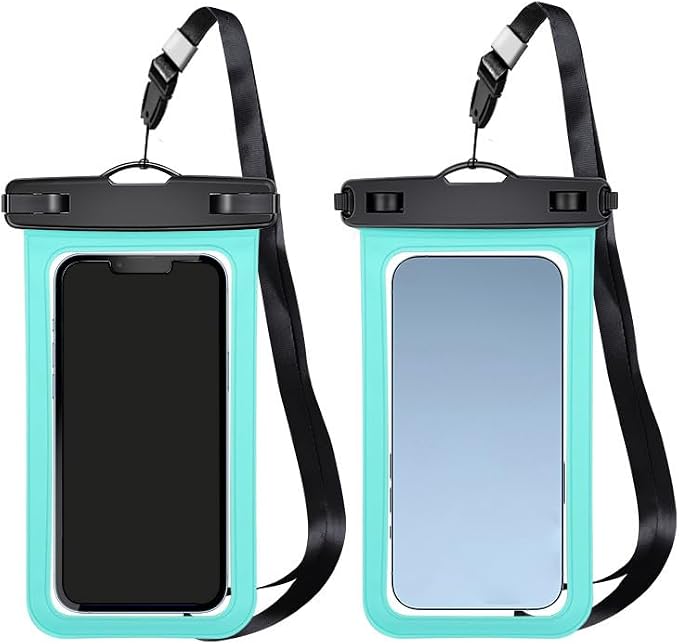 Up to 8.3" 4 Pack Multicolor Universal Waterproof Phone Pouch, Large Phone Waterproof Case Dry Bag
