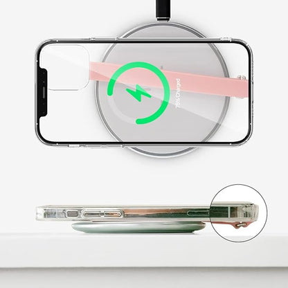 C-Shaped Clip Finger Phone Grip, Sinjimoru Silicone Cell Phone Strap for Phone Case with Clip as Phone Loop Holder for iPhone Case & Samsung Phone. Sinji Loop Clip Black 200
