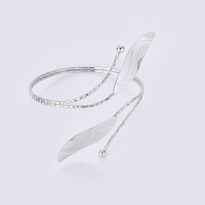 Suoirblss Metal Egyptian Arm Bracelet Upper Arm Cuff Jewelry Arm Bangles Armband for Women Wedding Gypsy Boho Armband