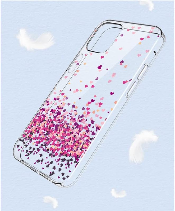 Cover for ZTE Blade A73 (6.52 inch) Case + Screen Protector，Tempered Glass 9H Hardness Protective Film and Soft Silicone Bumper Shell Transparent TPU Phone case -A lot of Love