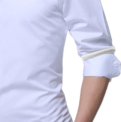 COLORFUL BLING 2-6pcs Metal Arm Band Adjustable Anti-Slip Bracelet Shirt Sleeve Holders Wrap Bangle Garters Stretch Armbands Set Gift