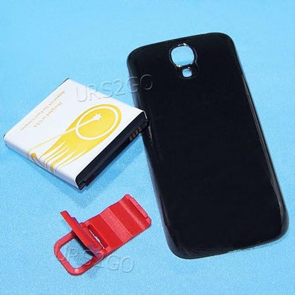 High Capacity 8600mAh Extended Battery Back Cover Folding Bracket Compatible with AT&T Samsung Galaxy S4 SGH-I337 Phone