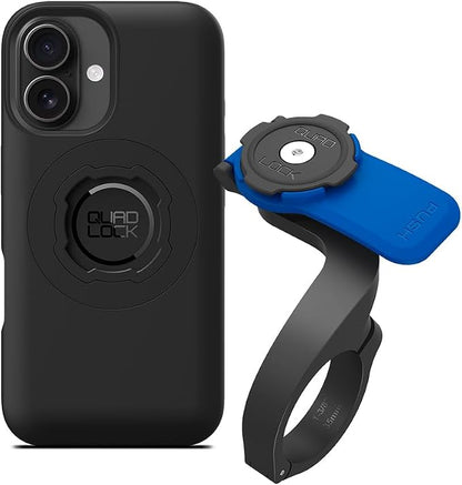 Quad Lock Out Front Handlebar Bike Phone Mount (V3) with MAG Phone Case for iPhone 16
