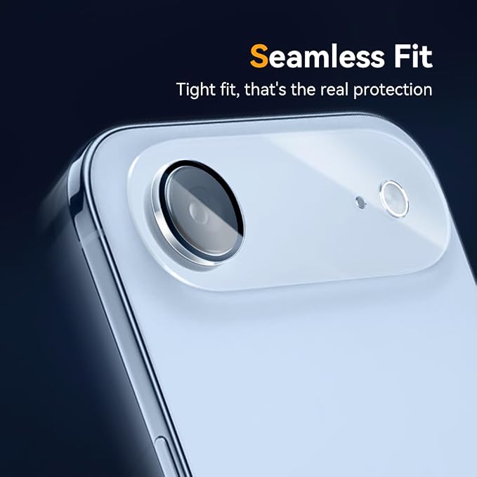 Camera Lens Protector for iPhone 17 Air 6.6",9H Tempered Glass，Ultra HD, Scratch Resistance Easy to Install，Case Friendly， 3-Pack