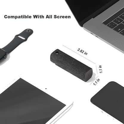 2 Pack Screen Cleaner Spray and Wipe Phone Touchscreen Mist Cleaning Kit for Laptop, Computer, iPad, Laptop, Car Screen, Tablet, Monitor, TV