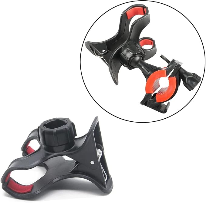 3 Pack Gooseneck Clamp Replacement Phone Holder Clip Universal 17mm Ball Mount Joint Socket for Flexible Long Arm Hose Stand Cellphone Bracket Table Bed Desk Car Bicycle Handelbar Ring Light
