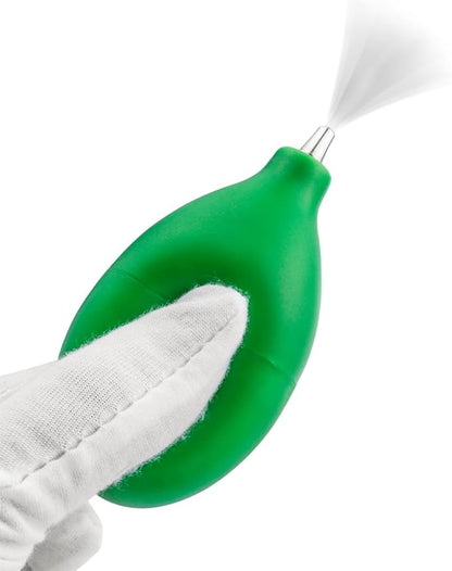 Wolfride 3Pcs Blowing Dust Ball Air Blower with Metal Nozzle, Mini Squeeze Ball Pump Dust Removal Cleaning Tool for Camera Lens, Phone, Laptop Keyboard Cleaning