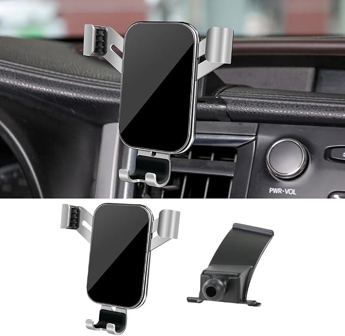 Car Phone Holder for Toyota Highlander 2014 2015 2016 2017 2018 2019 and Toyota Highlander Hybrid 2014-2019 Auto Accessories Best Cell Phones Mount Cellphone Mobile Cradle Charging GPS Stand