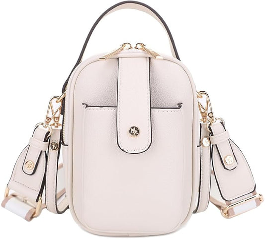 Mali+Lili Gail Vegan Leather Multi Compartment Crossbody Bag