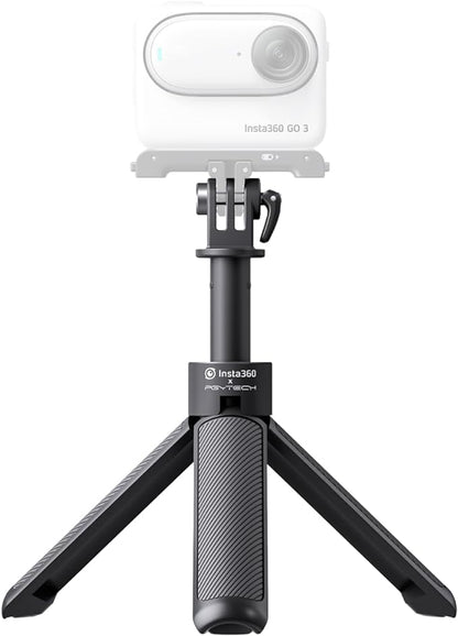 Insta360 Mini 2-in-1 Tripod, Lightweight Selfie Stick and Tripod, Compatible with Insta360 Ace/GO/Link/X Series, Black