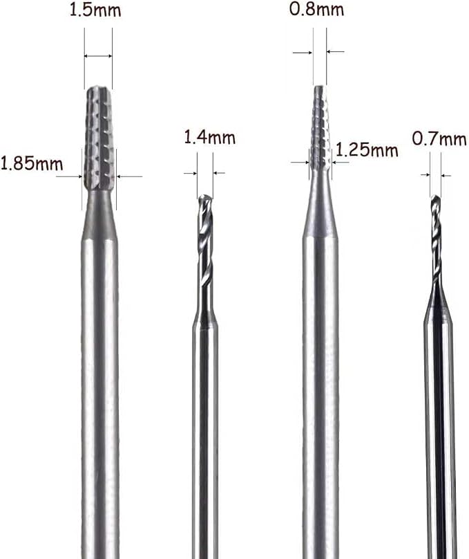 Damaged Screw Removal for Cell Phone, Rechargeable,Broken Screw Extractor for iPhone,4 Tungsten Steel Drill Bits(2.35mm) for Removing Stripped Screws Laptop Electronic Products Repair Kit, DIY Repair