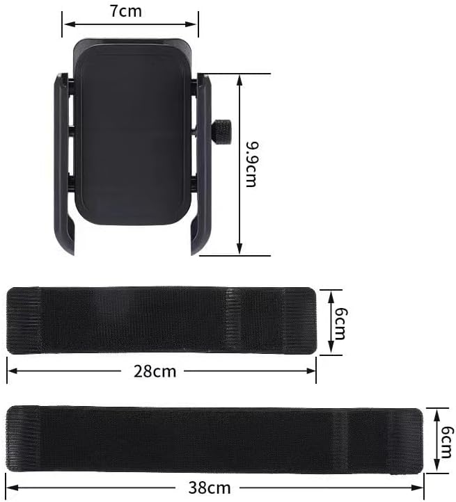 Wristband Phone Holder with Running Armband Cell Phone Armband 360° Rotatable Wristband Phone Holder for iPhone Sumsung Galaxy Android Smartphone Fitness Treadmill Walking Pad Trekking Hiking