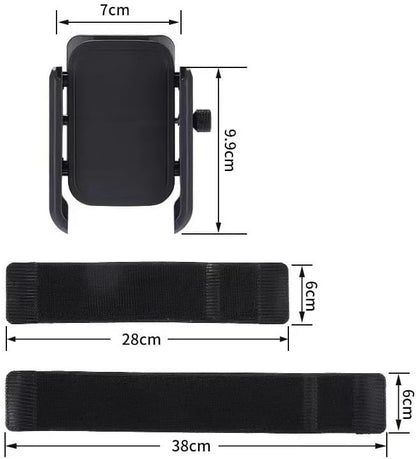 Wristband Phone Holder with Running Armband Cell Phone Armband 360° Rotatable Wristband Phone Holder for iPhone Sumsung Galaxy Android Smartphone Fitness Treadmill Walking Pad Trekking Hiking