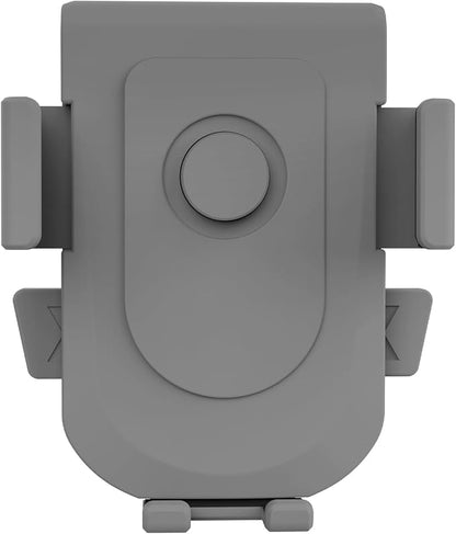 Baby Stroller Phone Holder, Shopping Cart, Golf Cart, Push Cart, Bike Phone Mount, for Motorcycle, Scooter, ATV, Boat, Spin Bike, Treadmill, Handlebar- Universal, Cell Phone Clamp (Grey)