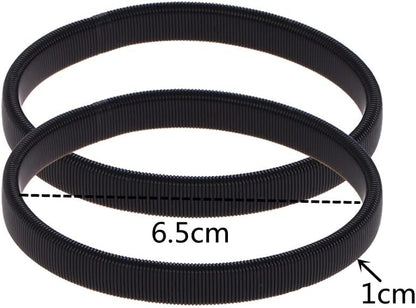 COLORFUL BLING 2-6pcs Metal Arm Band Adjustable Anti-Slip Bracelet Shirt Sleeve Holders Wrap Bangle Garters Stretch Armbands Set Gift
