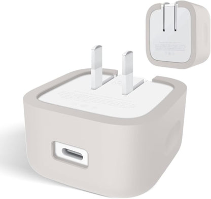 Silicone Case for Apple 40W Dynamic Power Adapter,Soft Silicone Protective Cover for Dynamic Power Adapter,Shockproof,Fall-Resistant,Grey