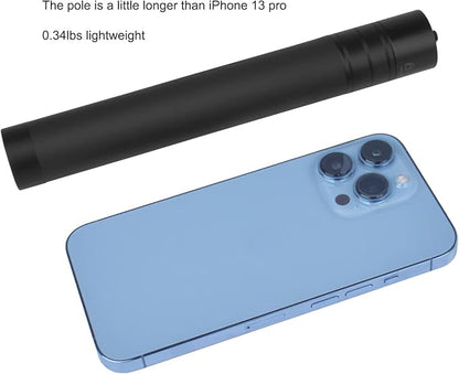 Extension Rod for Gimbal, 29in Selfie Stick Compatible with Gimbal Stabilizer DJI OM 5/4 Osmo Mobile 3 2/Feiyu/Zhiyun Smooth 5 Q & 4 and All Gimbles with 1/4" Thread,Handheld Pole Go Pro Action Camera