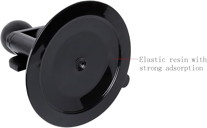 Suction Cup Base Mount with 25mm/1" Ball,Compatible with RAM Mounts and Other B Size Double Ball Socket Arm