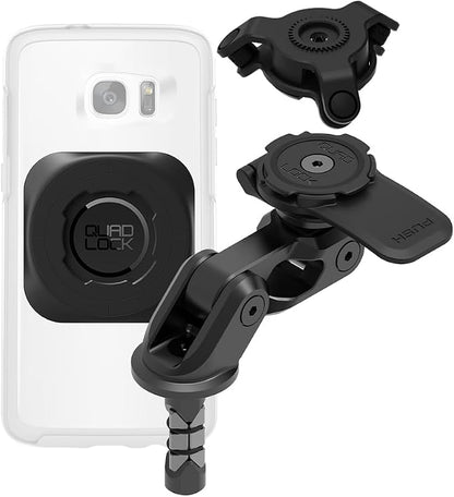 Quad Lock Fork Stem Motorcycle Phone Mount PRO Kit with Vibration Dampener and MAG Universal Adaptor