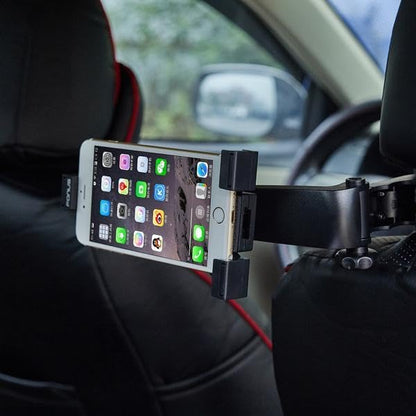 Car Mount Headrest Holder Compatible with Samsung Galaxy Tab S10 Ultra (14.6" 2024)/S10 Plus (12.4" 2024), Back Seat Cradle Swivel Dock Entertainment