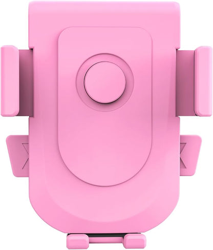 Baby Stroller Phone Holder, Bike Phone Holder, Shopping Cart, Motorcycle Phone Mount, Golf Cart, Push Cart, Treadmill, Universal- iPhone, Cell Phone Clamp (Pink)