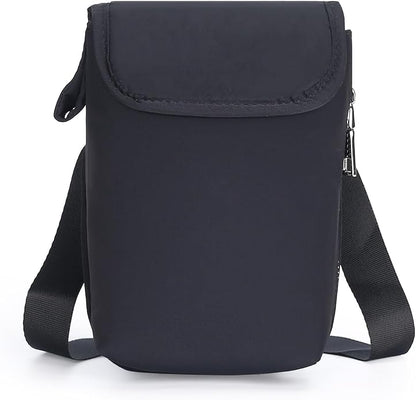 Herald Mini Phone Crossbody Bag with Water Bottle Holder, Water Bottle Carrier Bag with Strap for GYM, Hiking, Cycling