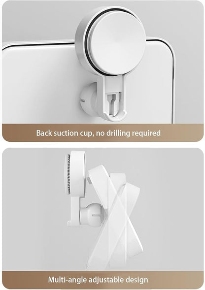 Waterproof Shower Phone Holder with Suction Cup & Enhanced Sound Quality, 360° Rotating Anti-Fog Case, High Sensitivity Touch Screen for Bathroom Bathtub, Fits 4-7" Smartphones2 Packs